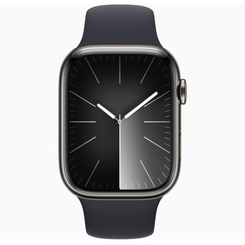 Apple Watch Series 9 41 mm Gps + Cellular Grafit Paslanmaz Çelik Kasa Milano Loop Akıllı Saat