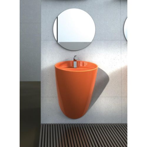 Bocchi Venezia Parlak Beyaz Asma Monoblok Lavabo