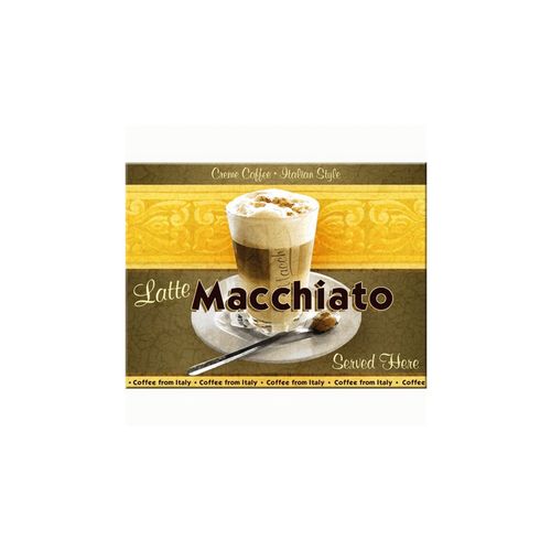 Magnet 14038 Neu Latte Macchiato Creme Coffee Italian Style 8 X 6 cm 