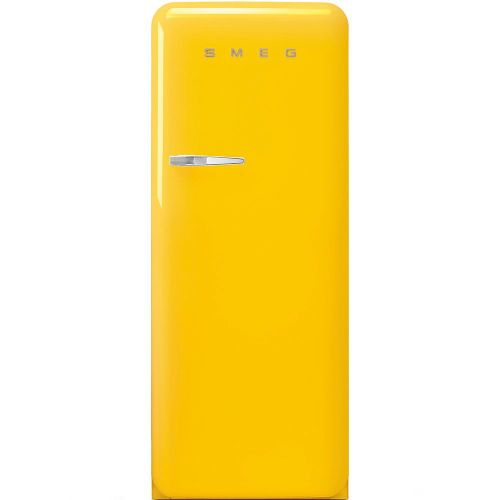 Smeg FAB28RG A++ 256 Lt Tek Kapılı Buzdolabı Sarı Retro