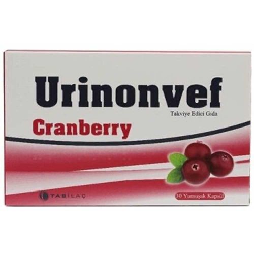 Urinonvef Cranberry 30 Yumuşak Kapsül