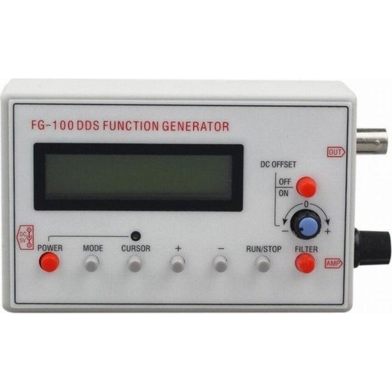 FG-100 DDS Fonksiyonel Sinyal Jeneratörü Frekans Sayacı 1Hz - 500KHz