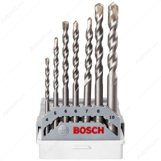 Concrete Drill Bosch Piece Drill Bit Set BOSCH 7-piece CYL-3