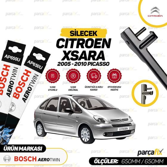 Citroen Xsara Picasso 2005 to 2010 Windscreen Wiper Blades Citroen Xsara Picasso 2005 to 2010 Windscreen Wiper Blades