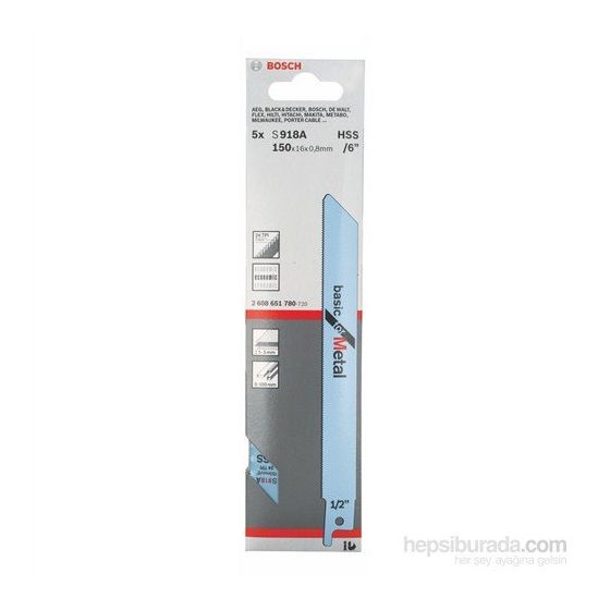 Bosch Basic S 918 AF 2'li Tilki Kuyruğu Bıçağı Fiyatları