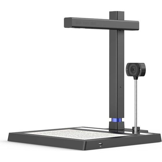 Scanner CZUR Shine Surface 500 Pro DC - 5 Megapixel Con Webcam Girevole Per Documenti A4