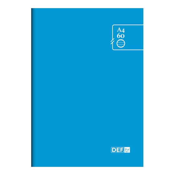 A4 Dikişli 60 Yaprak PP Kapak Defter
