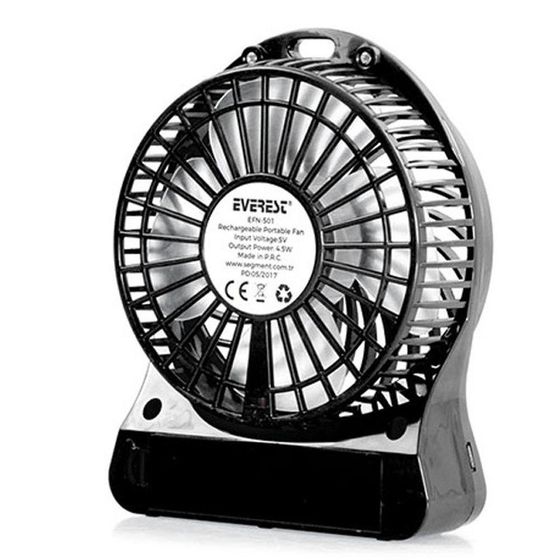 Everest EFN 501 Siyah 1200 MAh Masa st arj Edilebilir Usb Fan Fiyatlar everest-efn-501-siyah-1200-mah-masa-st-arj-edilebilir-usb-fan-fiyatlar