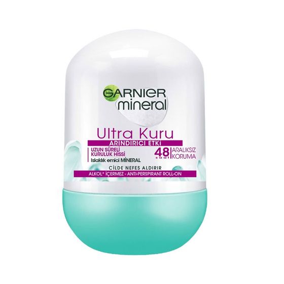 Garnier Mineral Ultra Kuru 50 ml Kadın RollOn Deodorant Fiyatları