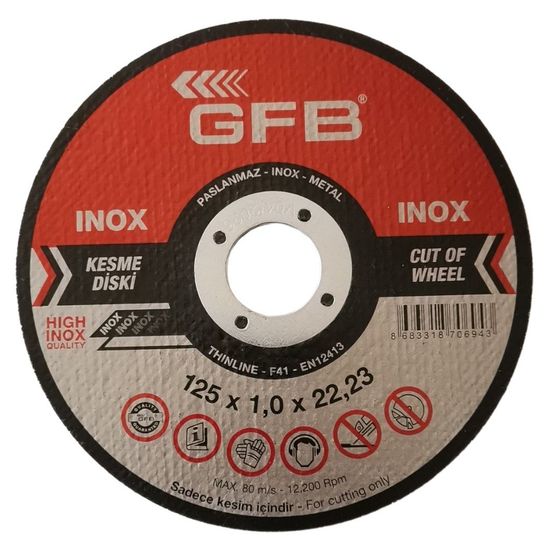 Gfb GFB 125 mm Metal İnox Kesici Taş Fiyatları