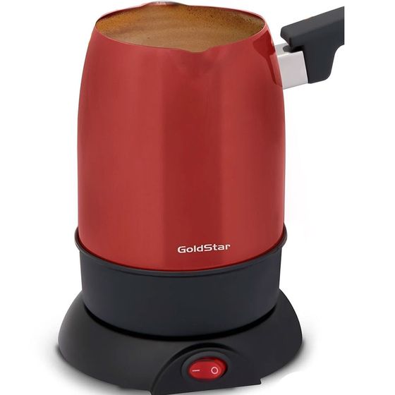 Goldstar ST7300MK Mat Kırmızı Çift Ağızlı Çelik Elektrikli Cezve Fiyatları