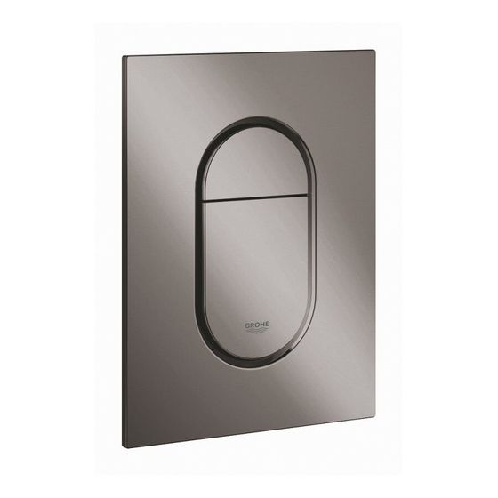 Bouton De Chasse D'eau GROHE Arena Cosmopolitan S 37624 - 2 Débits, Démarrage/arrêt, Pour Petit Trou De Révision