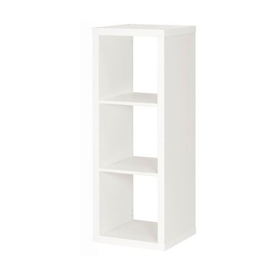 KALLAX Rekkenrek met 2 inzetstukken, 42x147 cm, wit gebeitst eikeneffect