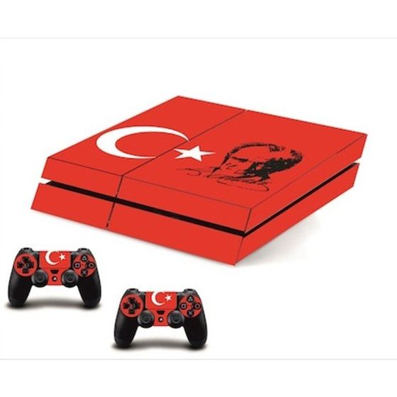 Kt Grup Decoration Mustafa Kemal Atatürk Playstation 4 Fat Kasa Sticker