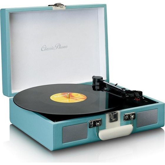 Lenco Classic Phono TT-115 CR Beyaz Hoparlörlü Bluetoothlu Pikap Plak Çalar