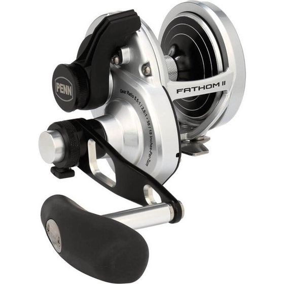 Moulinet Penn Fathom II Lever Drag – Multi Droite, Eau Salée, Neuf