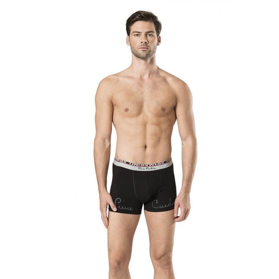Pierre Cardin Boxer Uomo Tinta Unita Con Elastico Fantasia Militare - Confezione Da 3, Morbido Cotone Elastico, Vestibilità Aderente - 4