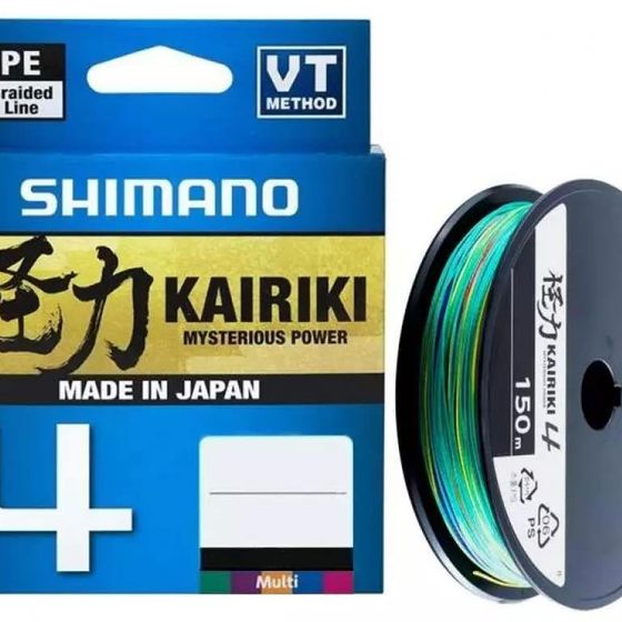 Tresse Shimano Kairiki 300 M – 0.12 Mm / 7 Kg – Ligne Tressée Grise Ultra-Résistante Pour Pêche En Mer Et Eau Douce