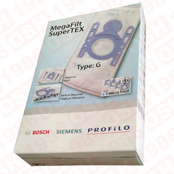 10 Sacchetti Aspirapolvere In Microfibra + 1 Filtro Per Siemens VS55A00/02, Bosch E Altri Modelli - copertina