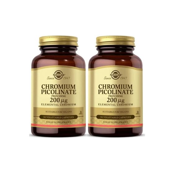 Solgar Chromium Picolinate -- 500 Mcg - 60 Vegetable Capsules