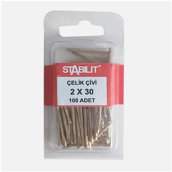 Stabilit 2x30 mm 100 Adet Çelik Çivi Fiyatları
