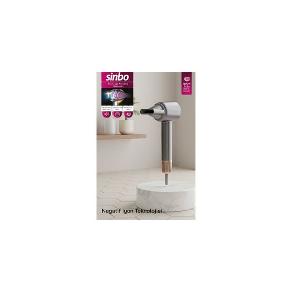 Sinbo SHD-1737 Koyu Gri Saç Kurutma Makinesi