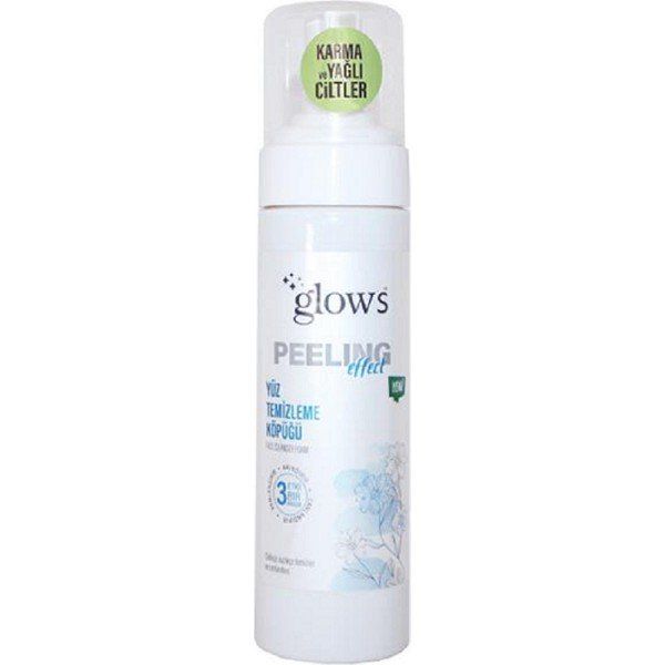 Glows 200 ml Peeling Karma ve Yağlı Ciltler Yüz Temizleme Köpüğü