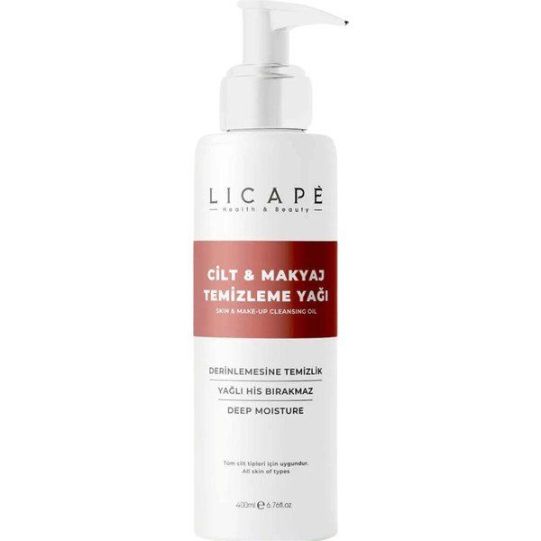 Licape 400 ml İki Aşamalı Cilt ve Makyaj Temizleme Yağı