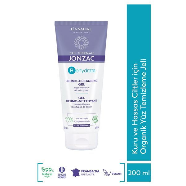 Eau Thermale Jonzac Rehydrate Dermo Cleansing Gel 200 ml Yüz Temizleme Jeli