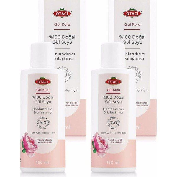 Otacı Gül Kürü %100 Doğal 2x150 ml Gül Suyu