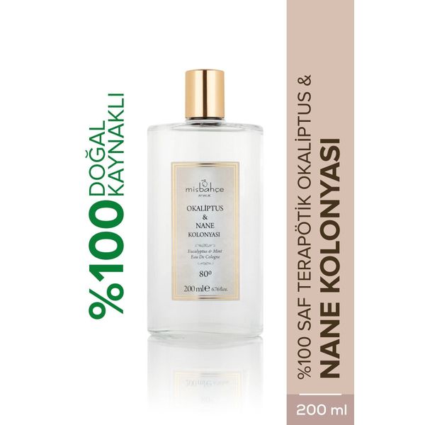 Misbahçe 200 ml Nane Okaliptus Kolonyası