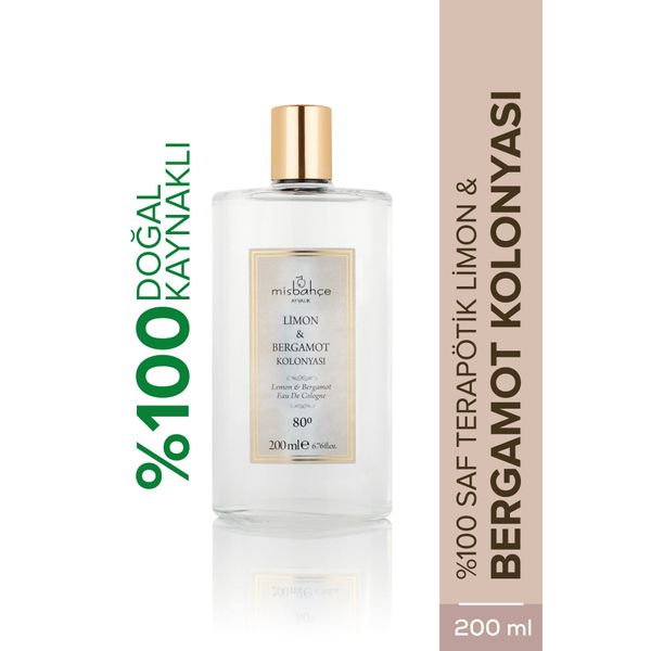 Misbahçe 200 ml Limon Bergamot Kolonyası