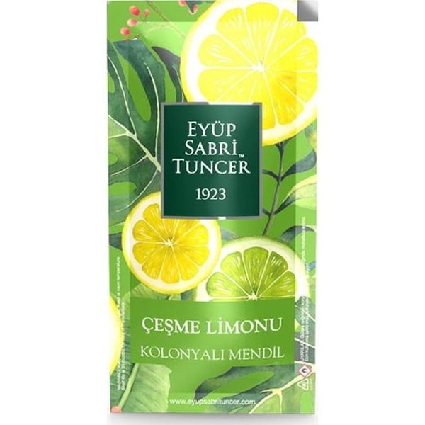 Eyüp Sabri Tuncer 150'li Küçük Boy Çeşme Limonu Kolonyalı Mendil