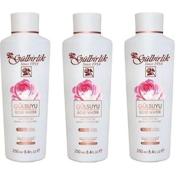 Rosense Gülbirlik 3x250 ml Doğal Gül Suyu