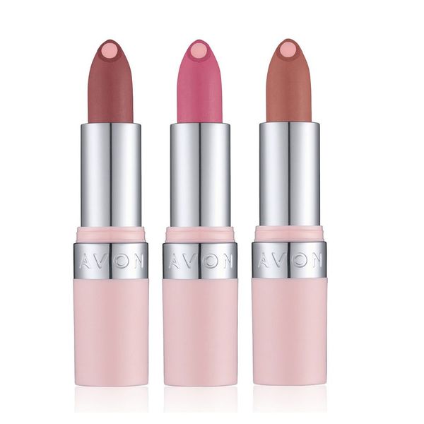 Avon Hydramatic Mauve + Nude + Pink Mat 3 Adet Ruj