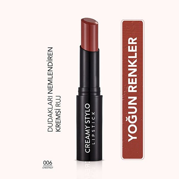Flormar Creamy Stylo Lipstick Ruj - 06 Chestnut