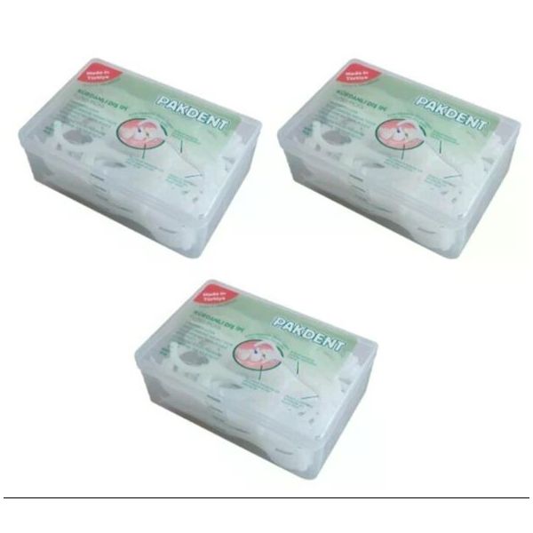 Pakdent 3x50 Adet Kürdanlı Diş İpi