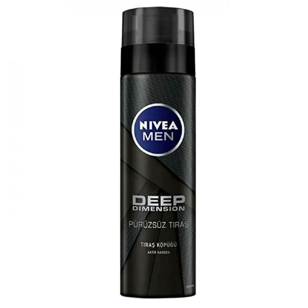 Nivea For Men Deep Dimension 100 ml Tıraş Sonrası + Pürüzsüz 200 ml Tıraş Köpüğü