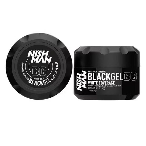 Nıshman Beyaz Saç Sakal Kapatıcı 300 ml Siyah Jöle