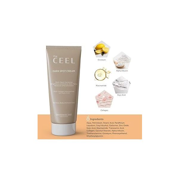 The Ceel 50 ml Cilt Beyazlatıcı Aydınlatıcı Bakım Kremi
