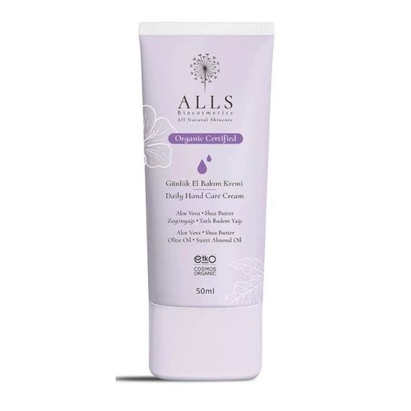 Alls Biocosmetics Organik 50 ml Günlük El Bakım Kremi