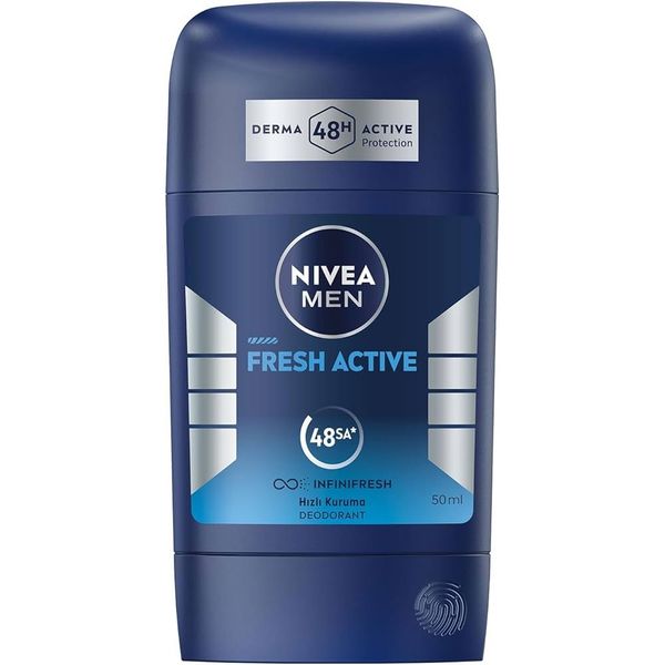 Nivea Men Fresh Active 50 ml Alüminyumsuz Stick Deodorant