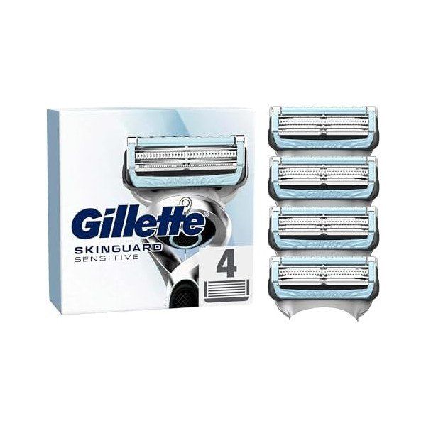Gillette Skinguard Sensitive 4'lü Yedek Tıraş Bıçağı