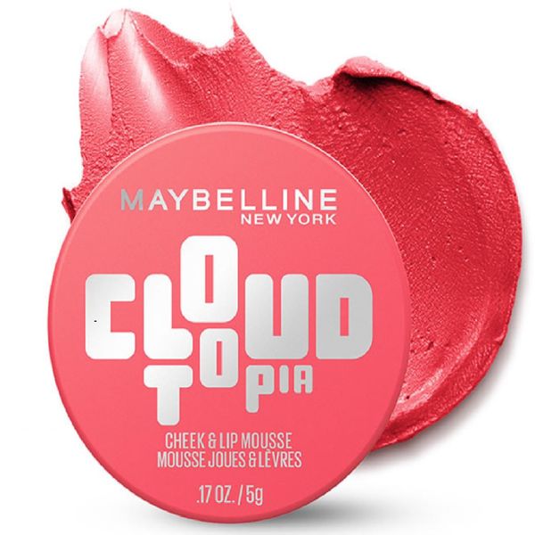 Maybelline New York Cloudtopia 07 Moonlit Rose Köpük Dokulu Mat Allık