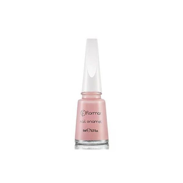 Flormar 077 Light Pink Nail Enamel Uzun Süre Kalıcı Besleyici Oje
