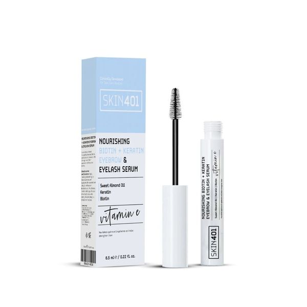 Skin401 Biotin ve Keratin Besleyici 6.5 ml Kaş ve Kirpik Serumu