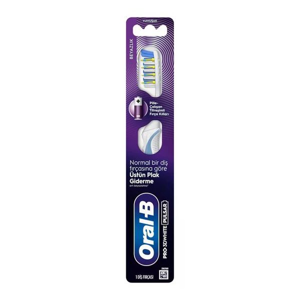 Oral-B Pro-3DW Pulsar Yumuşak Beyazlık Diş Fırçası