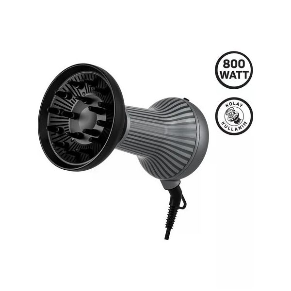 Arzum AR5124 Trendcare Curly 800W Difüzör Başlıklı Saç Kurutma Makinesi