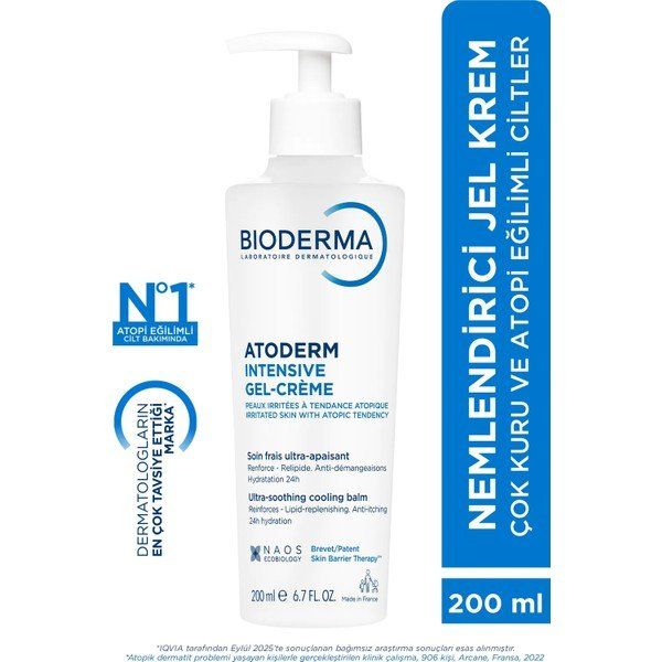 Bioderma 200 ml Atoderm Intensive Jel Nemlendirici Krem