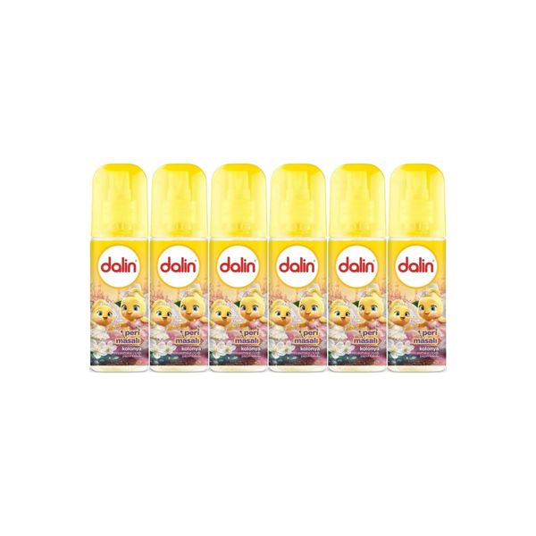 Dalin Peri Masalı Yasemin Portakal Çiceği Paçuli Kokulu 6'lı 150 ml Bebek Kolonyası